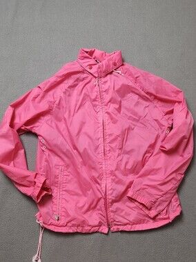 Vintage Woodwards Hot Pink Nylon Windbreaker Jacket Made in Japan